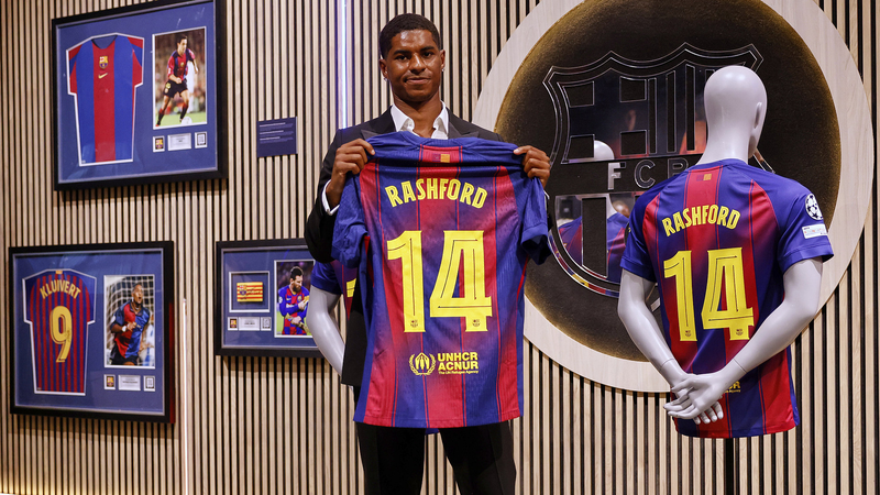 Rashford se sent chez lui à Barcelone après un prêt de Manchester United Rashford se sent chez lui à Barcelone après un prêt de Manchester United