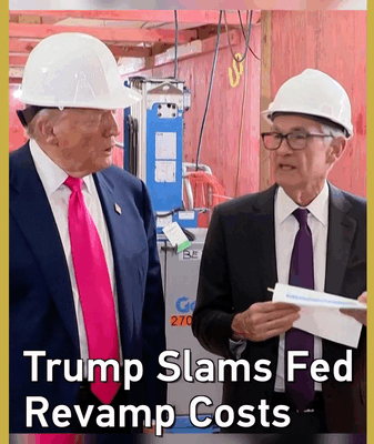 Trump critique la rénovation du siège de la Fed : dépassement de 3,1 milliards de dollars ? Trump critique la rénovation du siège de la Fed : dépassement de 3,1 milliards de dollars ? video poster
