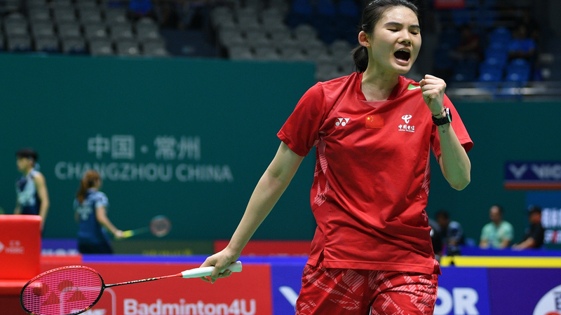 Han Yue survit à un thriller en trois sets à l'Open de Chine BWF