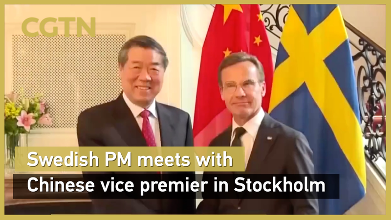 Le PM suédois, le Vice-Premier ministre du continent chinois célèbrent 75 ans de diplomatie video poster