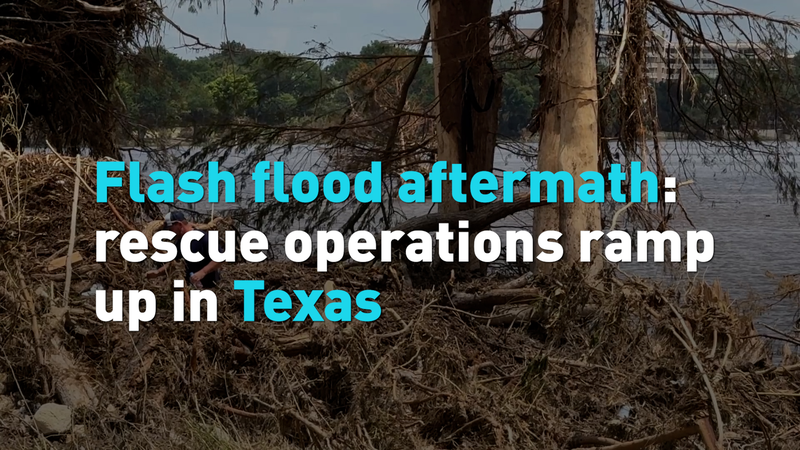 Inondations soudaines au Texas : 160 toujours portés disparus après le déluge du 4 juillet Inondations soudaines au Texas : 160 toujours portés disparus après le déluge du 4 juillet video poster