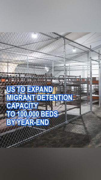 Les États-Unis vont étendre les camps de détention des migrants à 100 000 lits d’ici 2025 Les États-Unis vont étendre les camps de détention des migrants à 100 000 lits d'ici 2025 video poster