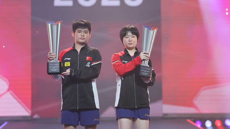 Les pongistes de la Chine continentale remportent deux titres en doubles au WTT US Smash Les_pongistes_de_la_Chine_continentale_remportent_deux_titres_en_doubles_au_WTT_US_Smash