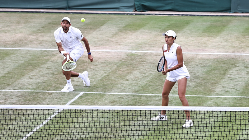 Zhang Shuai & Arevalo accèdent aux demi-finales du double mixte à Wimbledon Zhang Shuai & Arevalo accèdent aux demi-finales du double mixte à Wimbledon