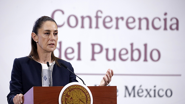 Sheinbaum exhorte les États-Unis à intensifier la lutte contre le trafic de drogue et d’armes Sheinbaum exhorte les États-Unis à intensifier la lutte contre le trafic de drogue et d'armes