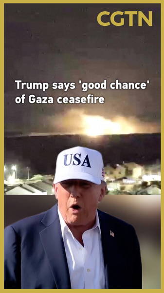 Trump voit ‘une bonne chance’ pour un cessez-le-feu à Gaza amid explosions transfrontalières Trump voit 'une bonne chance' pour un cessez-le-feu à Gaza amid explosions transfrontalières video poster