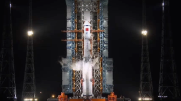 Tianzhou-9 prêt pour un lancement à l’aube depuis Wenchang à Hainan Tianzhou-9 prêt pour un lancement à l'aube depuis Wenchang à Hainan