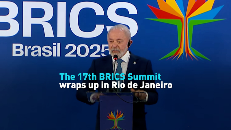 17e Sommet des BRICS à Rio : Les dirigeants s'alignent sur le climat et la gouvernance face à la menace tarifaire américaine video poster