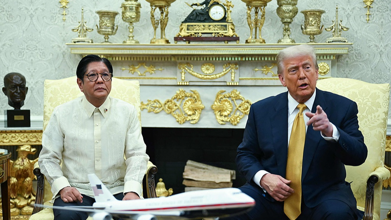 Trump et Marcos concluent un accord commercial sans tarif pour renforcer les liens entre les États-Unis et les Philippines Trump et Marcos concluent un accord commercial sans tarif pour renforcer les liens entre les États-Unis et les Philippines