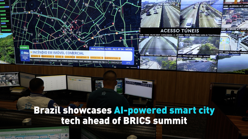 Rio, au Brésil, dévoile un hub de ville intelligente alimenté par l’IA avant le sommet des BRICS Rio, au Brésil, dévoile un hub de ville intelligente alimenté par l'IA avant le sommet des BRICS video poster