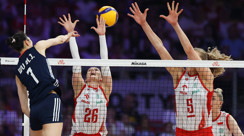 Les espoirs de volleyball de la Chine anéantis par la Pologne dans un thriller VNL Les espoirs de volleyball de la Chine anéantis par la Pologne dans un thriller VNL