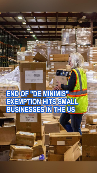 Les États-Unis réduisent la règle de minimis, les petits vendeurs étrangers se préparent aux droits de douane Les États-Unis réduisent la règle de minimis, les petits vendeurs étrangers se préparent aux droits de douane video poster