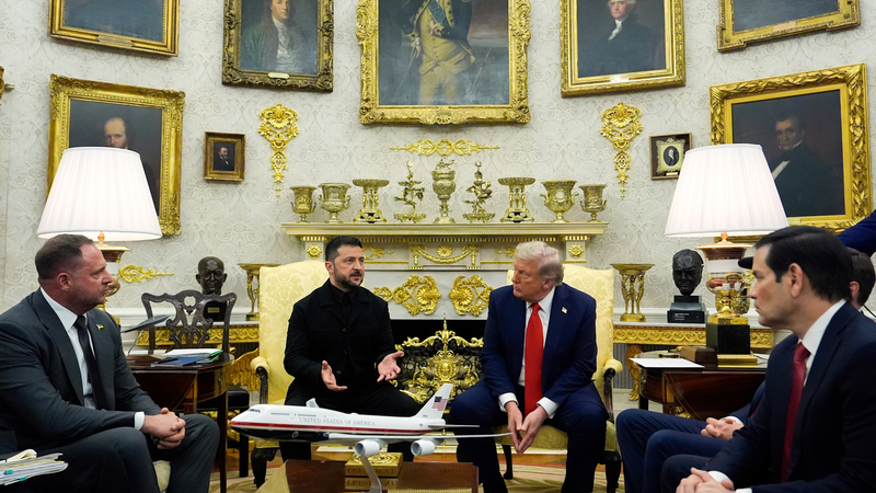 Trump propose des pourparlers de paix à trois pour mettre fin à la guerre en Ukraine Trump propose des pourparlers de paix à trois pour mettre fin à la guerre en Ukraine video poster