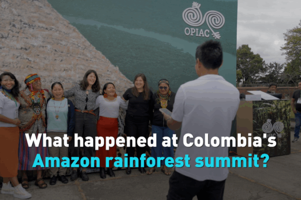 Sommet de l’Amazonie à Bogota : Les nations s’unissent pour l’action climatique Sommet de l'Amazonie à Bogota : Les nations s'unissent pour l'action climatique video poster
