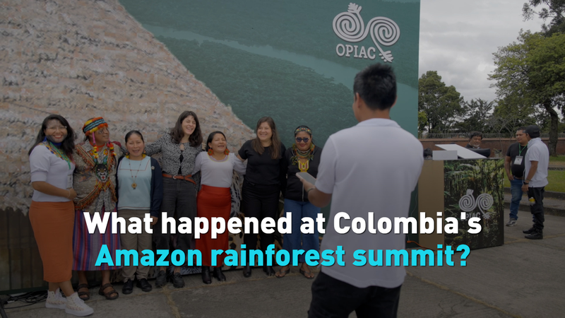 Sommet de l'Amazonie à Bogota : Les nations s'unissent pour l'action climatique video poster