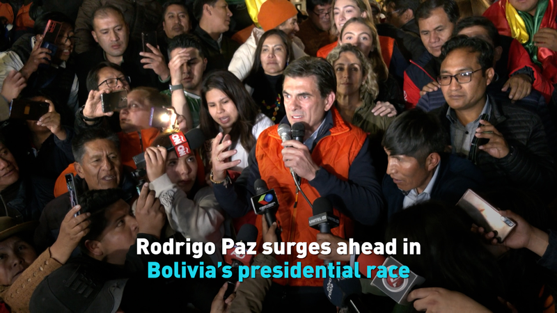 Rodrigo Paz Pereira progresse dans l’élection en Bolivie avec 32% Rodrigo Paz Pereira progresse dans l'élection en Bolivie avec 32% video poster