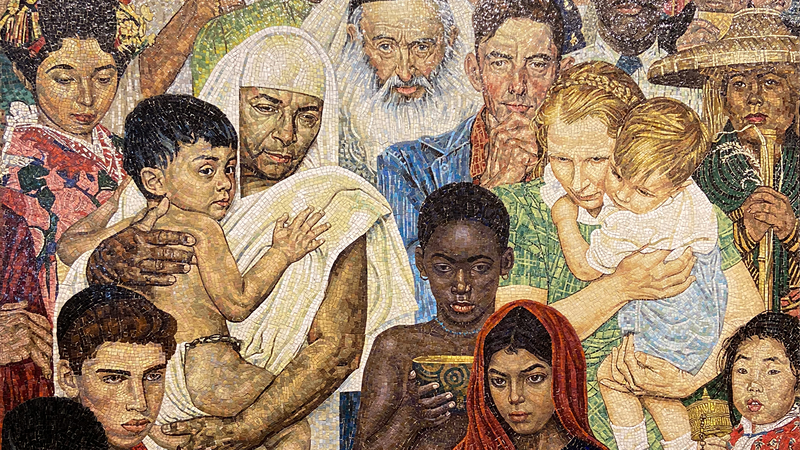Le mosaïque de l’ONU « La Règle d’Or » met en lumière l’unité mondiale Le mosaïque de l'ONU « La Règle d'Or » met en lumière l'unité mondiale