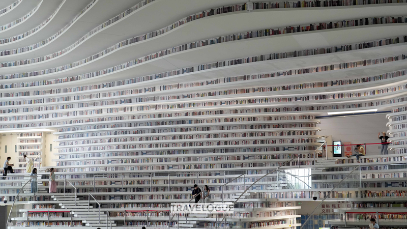 Bibliothèque Binhai de Tianjin : Plongez dans une montagne de livres Bibliothèque Binhai de Tianjin : Plongez dans une montagne de livres
