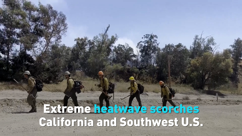 Canicule brutale brûle la Californie et le sud-ouest des États-Unis Canicule brutale brûle la Californie et le sud-ouest des États-Unis video poster