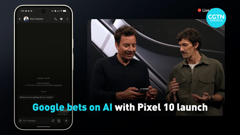 Google dévoile le Pixel 10 avec de nouvelles fonctionnalités IA video poster