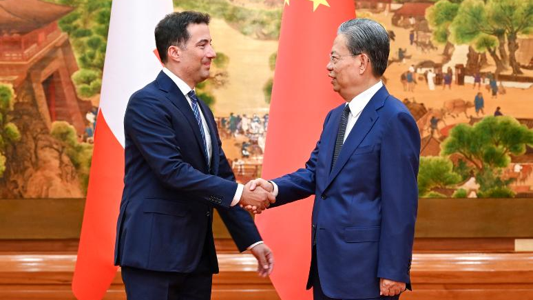Zhao Leji et le chef du Conseil suisse célèbrent 75 ans de liens entre la Chine et la Suisse Zhao Leji et le chef du Conseil suisse célèbrent 75 ans de liens entre la Chine et la Suisse