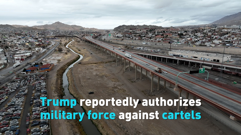 Trump envisage une action militaire contre les cartels d’Amérique latine Trump envisage une action militaire contre les cartels d'Amérique latine video poster