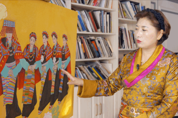 Sonam Pema Redonne Vie à la Peinture sur Tissu Tibétaine avec un Esprit Vibrant du Plateau Sonam Pema Redonne Vie à la Peinture sur Tissu Tibétaine avec un Esprit Vibrant du Plateau video poster