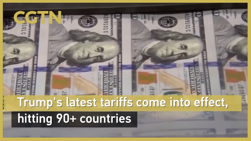 Les tarifs réciproques de Trump touchent plus de 90 pays à minuit Les tarifs réciproques de Trump touchent plus de 90 pays à minuit video poster