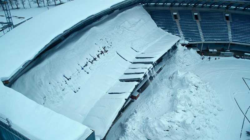 Le simulateur avancé de neige de la Chine réduit les risques d'effondrement de toit video poster