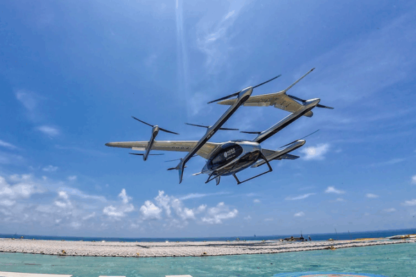 Le eVTOL de 2 tonnes de Chine effectue sa première livraison en mer Le eVTOL de 2 tonnes de Chine effectue sa première livraison en mer