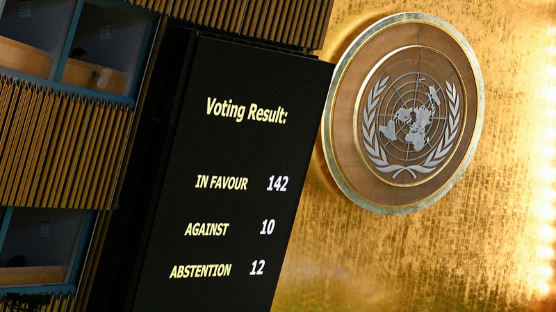 L’Assemblée de l’ONU soutient la voie à deux États sans le Hamas L'Assemblée de l'ONU soutient la voie à deux États sans le Hamas
