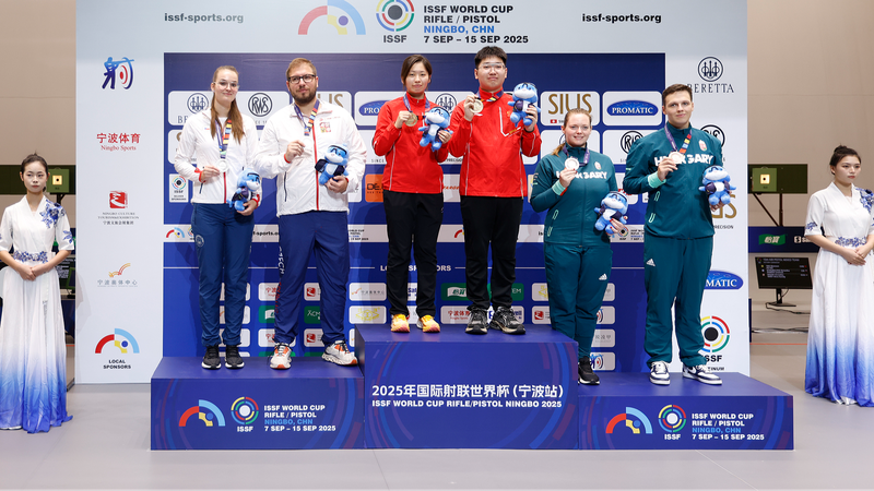 Les tireurs locaux remportent l’or et l’argent à la Coupe du monde ISSF à Ningbo Les tireurs locaux remportent l'or et l'argent à la Coupe du monde ISSF à Ningbo