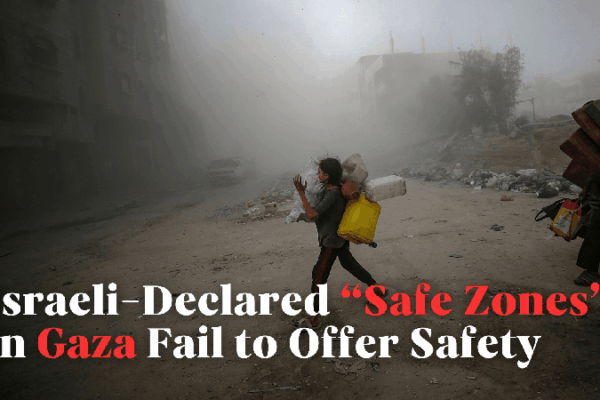 Les ‘zones sûres’ de Gaza : de la promesse au péril Les 'zones sûres' de Gaza : de la promesse au péril video poster