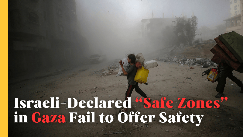 Les 'zones sûres' de Gaza : de la promesse au péril video poster