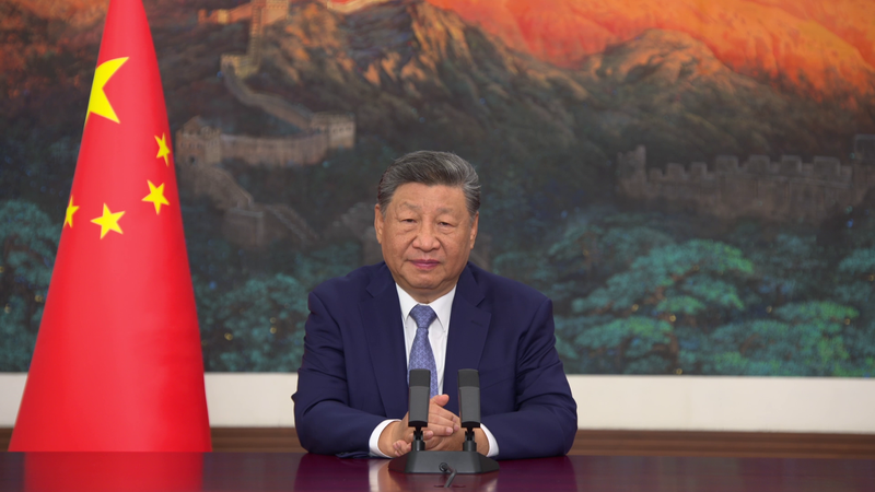 Le président Xi prononce une allocution vidéo au Sommet climatique de l’ONU 2025 Le président Xi prononce une allocution vidéo au Sommet climatique de l'ONU 2025