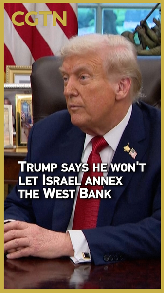 Trump promet de bloquer l’annexion de la Cisjordanie par Israël Trump promet de bloquer l'annexion de la Cisjordanie par Israël video poster