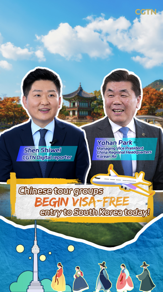 La Corée du Sud ouvre un projet pilote sans visa pour les groupes touristiques du continent chinois La Corée du Sud ouvre un projet pilote sans visa pour les groupes touristiques du continent chinois video poster