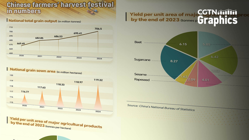Festival de la Récolte des Agriculteurs Chinois : 8e Édition Célèbre une Production de Céréales Record Festival de la Récolte des Agriculteurs Chinois : 8e Édition Célèbre une Production de Céréales Record