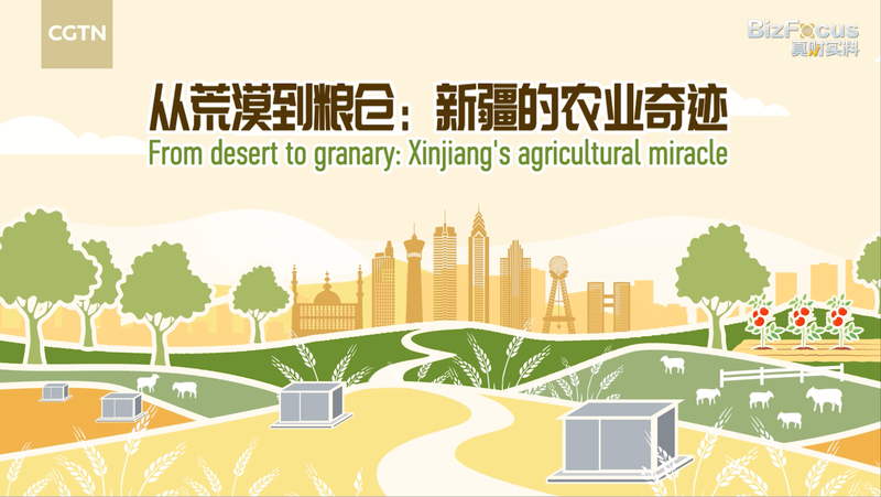 Du désert au grenier : la révolution agricole du Xinjiang Du désert au grenier : la révolution agricole du Xinjiang video poster