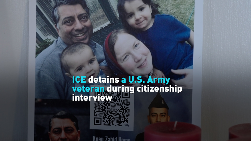 ICE arrête un vétéran de l’armée américaine lors de son entretien de citoyenneté ICE arrête un vétéran de l'armée américaine lors de son entretien de citoyenneté video poster