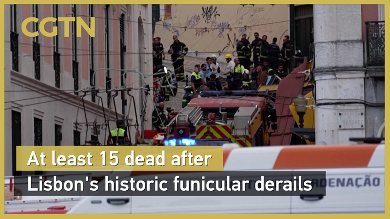 Tragédie sur les rails : le funiculaire Gloria de Lisbonne déraille, 15 morts Tragédie sur les rails : le funiculaire Gloria de Lisbonne déraille, 15 morts video poster