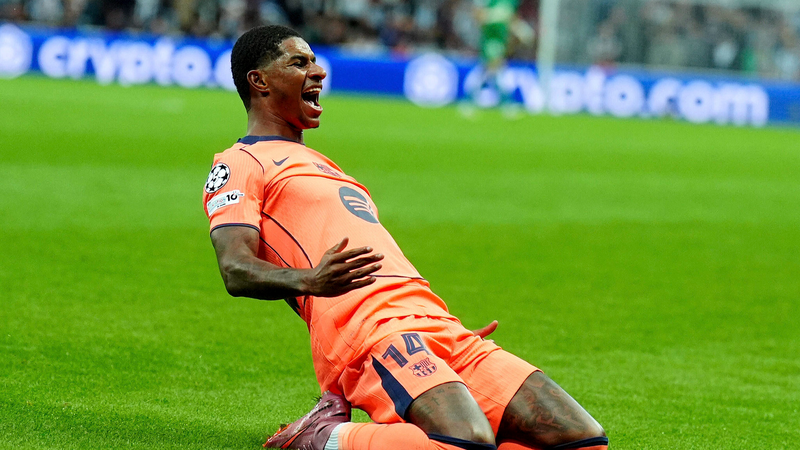 Rashford brille alors que Barça bat Newcastle lors du premier match de la Ligue des Champions Rashford brille alors que Barça bat Newcastle lors du premier match de la Ligue des Champions