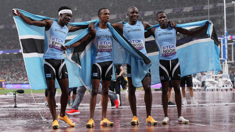 Le Botswana nie le balayage des relais des États-Unis aux Championnats du monde d'athlétisme à Tokyo