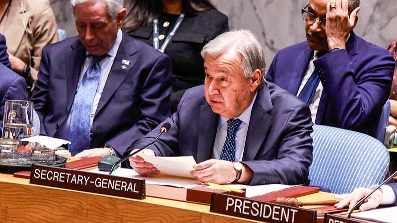 Le chef de l’ONU applaudit la réunion GDI de la Chine, appelle à un renouveau multilatéral Le chef de l'ONU applaudit la réunion GDI de la Chine, appelle à un renouveau multilatéral