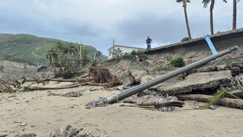 Le super typhon Ragasa dévaste le nord des Philippines, laisse six morts Le super typhon Ragasa dévaste le nord des Philippines, laisse six morts