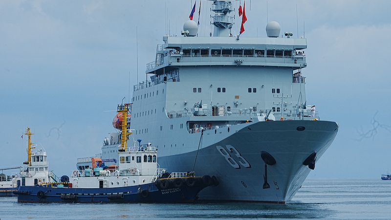 La marine de l'APL du continent chinois arrive en Thaïlande pour une visite de courtoisie