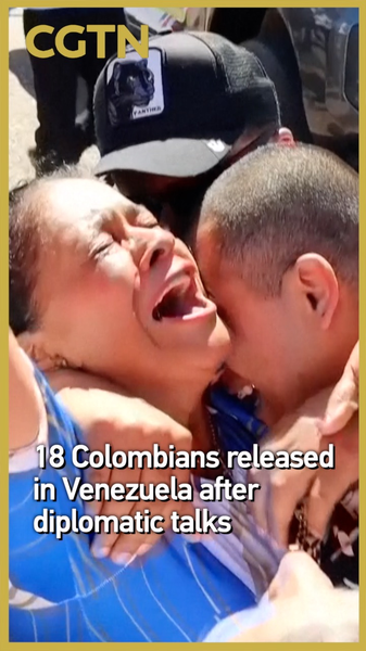 18 Colombiens libérés au Venezuela après des pourparlers diplomatiques video poster