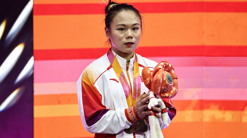 Zhang Qingying décroche le bronze au concours général à Jakarta