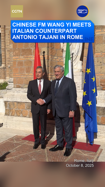 Wang Yi rencontre Tajani à Villa Madama à Rome Wang Yi rencontre Tajani à Villa Madama à Rome video poster