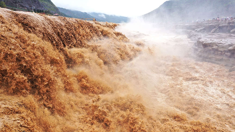 La première crue de 2025 frappe le fleuve Jaune en Chine continentale après de fortes pluies